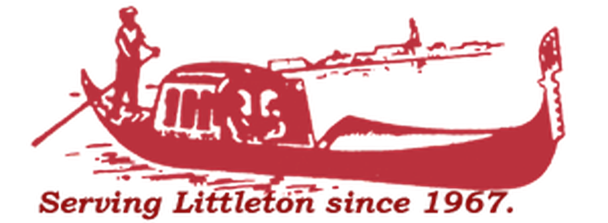Romano&rsquo;s gondola logo with the line Serving Littleton since 1967.
